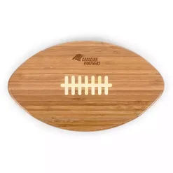 Carolina Panthers Bamboo Football Cutting Board
