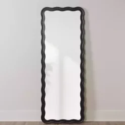 Catorina Black Wavy Leaner Mirror