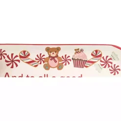 Ceramic Santa Boots Christmas Serving Tray