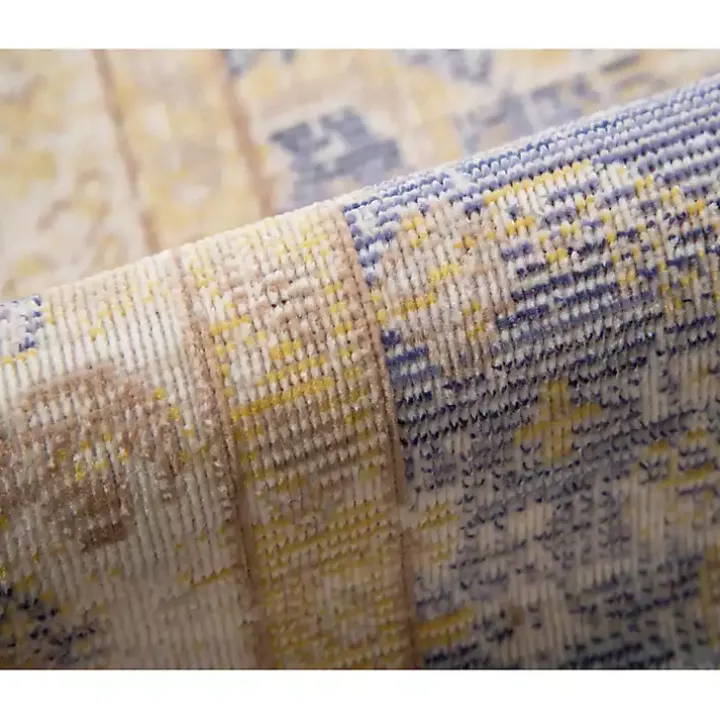 Cerulean Vintage Border Accent Rug