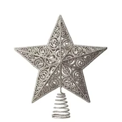 Champagne Glitter Classic Star Tree Topper