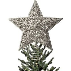 Champagne Glitter Classic Star Tree Topper