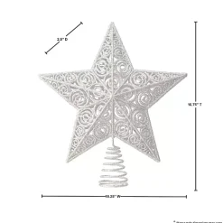 Champagne Glitter Classic Star Tree Topper