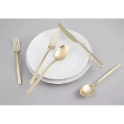 Champagne Gold Glimmer 20-pc. Flatware Set