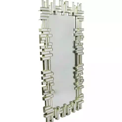 Champagne Gold Rectangular Modern Wall Mirror