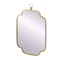 Champagne Notched Corners Mirror