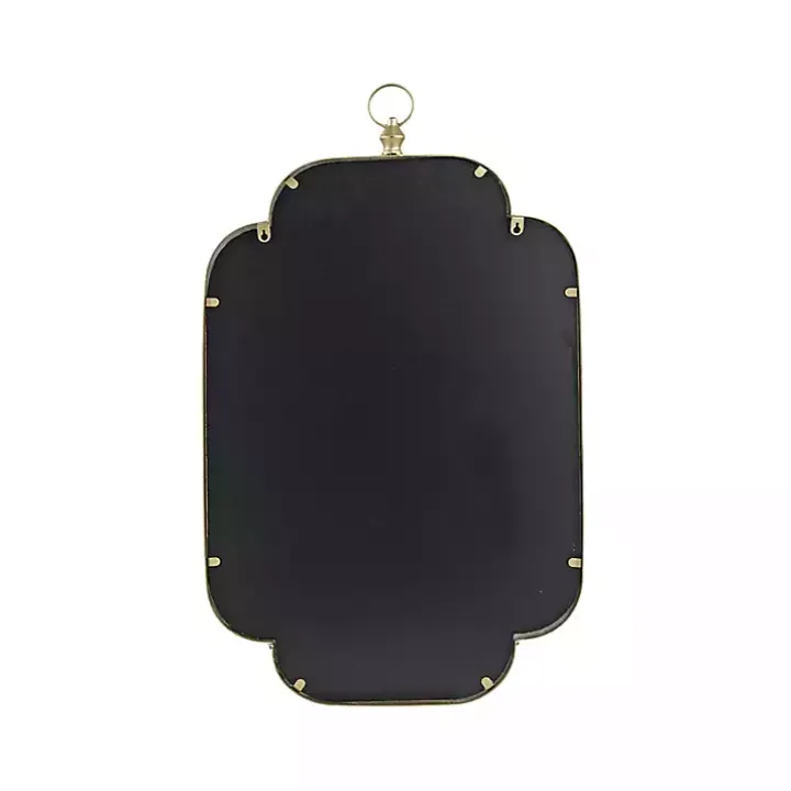 Champagne Notched Corners Mirror