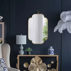 Champagne Notched Corners Mirror