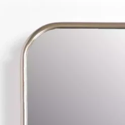Champagne Nouveau Curved Corner Mirror