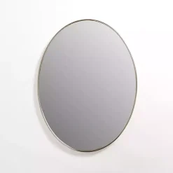 Champagne Nouveau Oval Wall Mirror