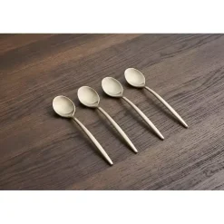 Champagne Satin 4-pc. Demitasse Spoon Set