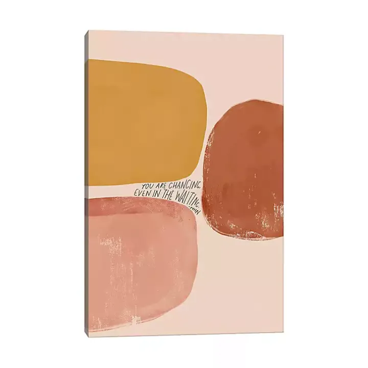 Changing Even in the Waiting Canvas Art Print