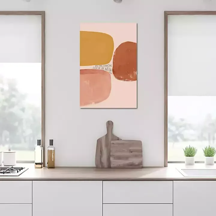 Changing Even in the Waiting Canvas Art Print