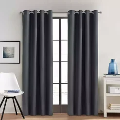 Charcoal Alpine Blackout Curtain Panel, 108 in.