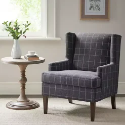 Charcoal Decker Martha Stewart Accent Chair