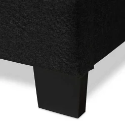 Charcoal Gray Tufted Modern Queen Bed