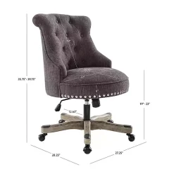 Charcoal Miller Tufted Office Chair