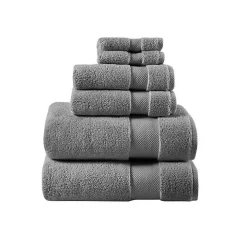 Charcoal 6-pc. Oversized Cotton Bath Towel Set