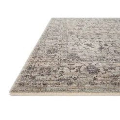Charcoal Sorrento Medallion Area Rug, 7x10