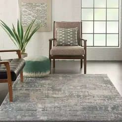 Charcoal Tally Textured Area Rug, 3x5