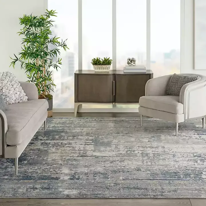 Charcoal Tally Textured Area Rug, 7x9