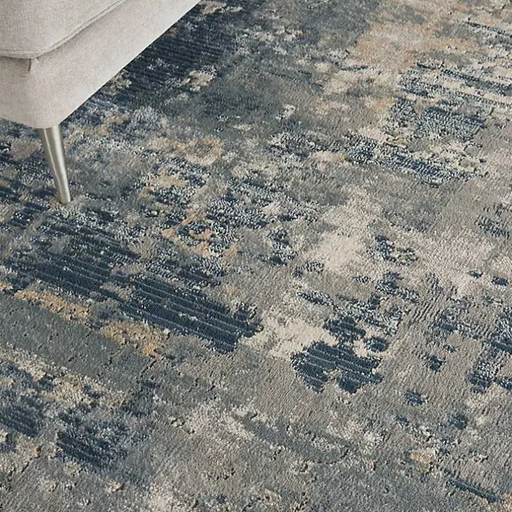 Charcoal Tally Textured Area Rug, 7x9