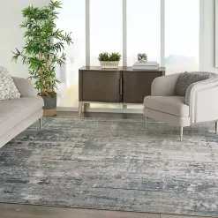 Charcoal Tally Textured Area Rug, 7x9