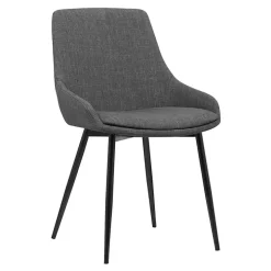 Charcoal Upholstered Mia Dining Chair