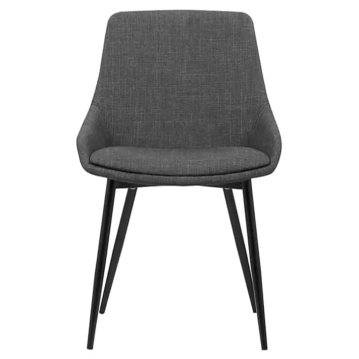 Charcoal Upholstered Mia Dining Chair