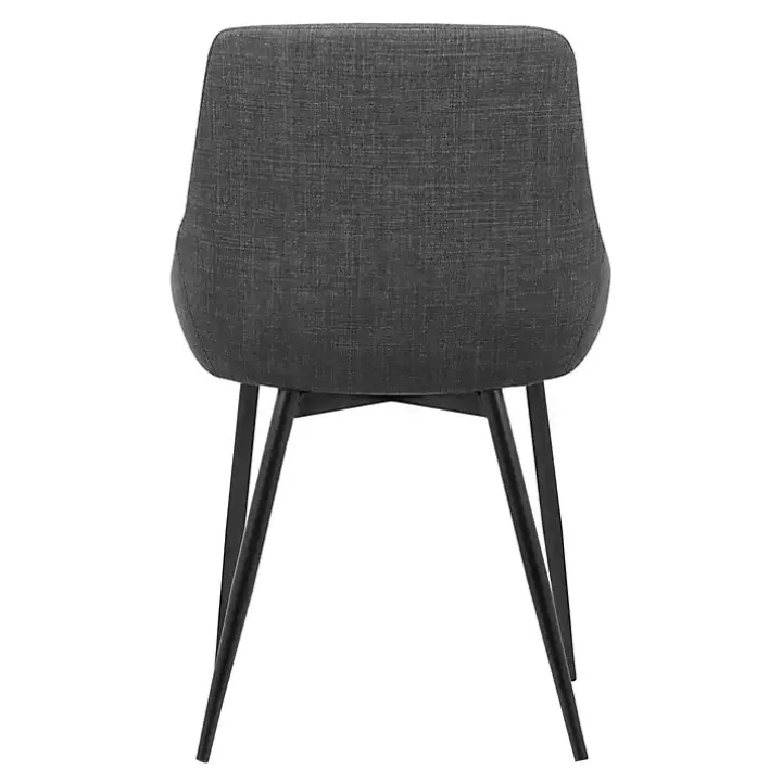 Charcoal Upholstered Mia Dining Chair