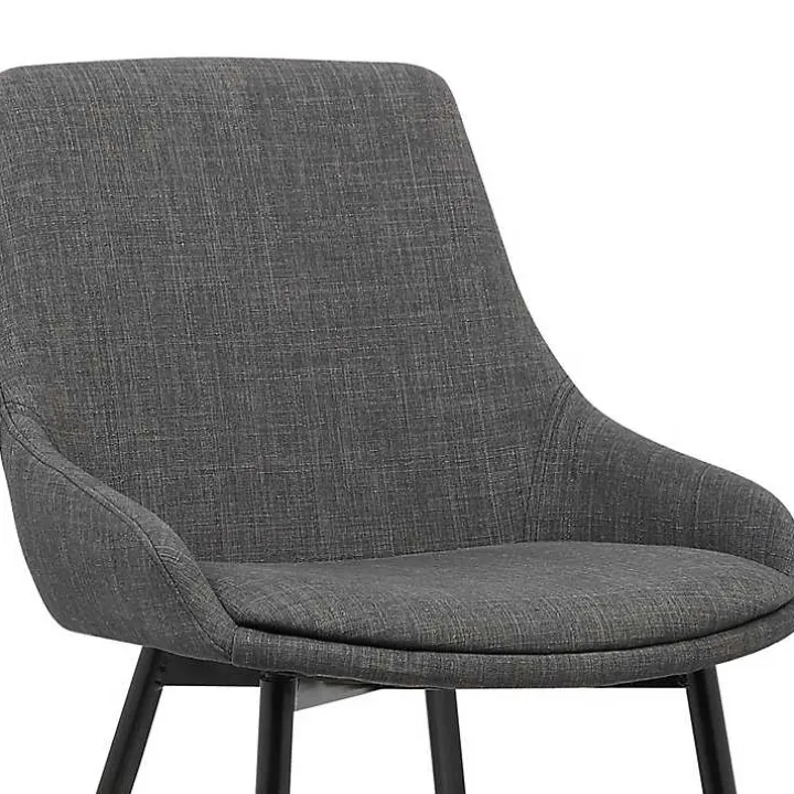 Charcoal Upholstered Mia Dining Chair