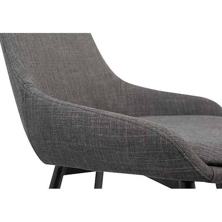 Charcoal Upholstered Mia Dining Chair
