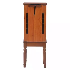 Cherry 5-Drawer Ollie Petite Jewelry Armoire