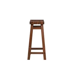 Chestnut Sonoma Saddle Counter Stools, Set of 2