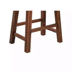 Chestnut Sonoma Saddle Counter Stools, Set of 2