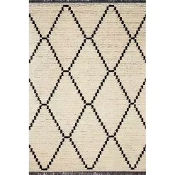 Chris Loves Julia x Loloi Alice Cream Rug, 3x5