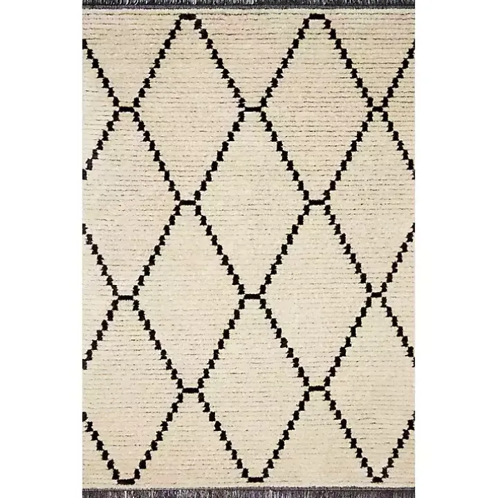 Chris Loves Julia x Loloi Alice Cream Rug, 3x5