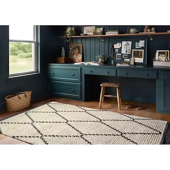 Chris Loves Julia x Loloi Alice Cream Rug, 3x5