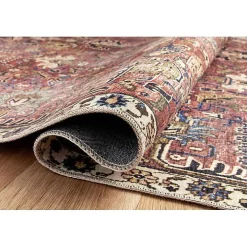 Chris Loves Julia x Loloi Jules Merlot Rug, 3x5