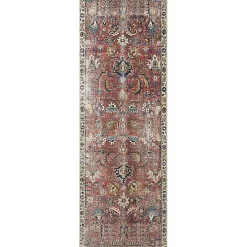 Chris Loves Julia x Loloi Jules Merlot Rug, 7x9