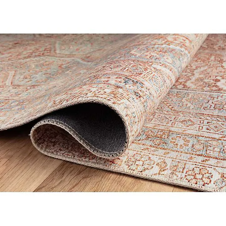 Chris Loves Julia x Loloi Jules Orange Runner, 2x3