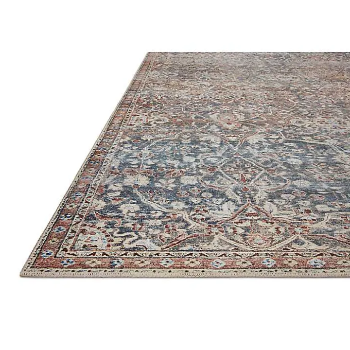 Chris Loves Julia x Loloi Jules Dark Blue Rug, 2x3