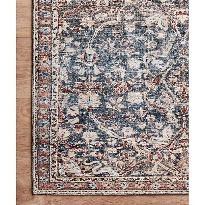 Chris Loves Julia x Loloi Jules Dark Blue Rug, 7x9