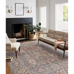 Chris Loves Julia x Loloi Rosemarie Gray Rug, 5x7