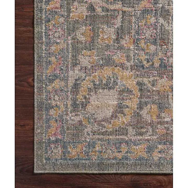 Chris Loves Julia x Loloi Rosemarie Gray Rug, 5x7