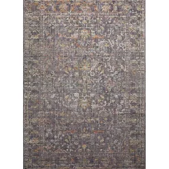 Chris Loves Julia x Loloi Rosemarie Coal Rug, 6x9