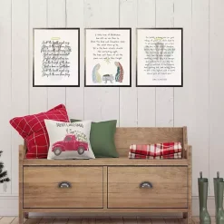 Christmas Angel Verse Framed Print