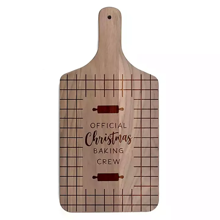 Christmas Baking Crew Cutting Board