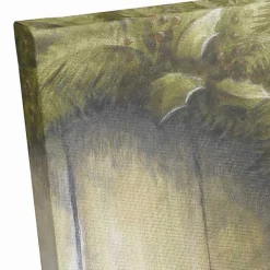 Christmas Barn Animals Canvas Art Print