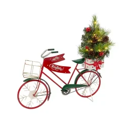 Christmas Bicycle with Pre-Lit Tree
